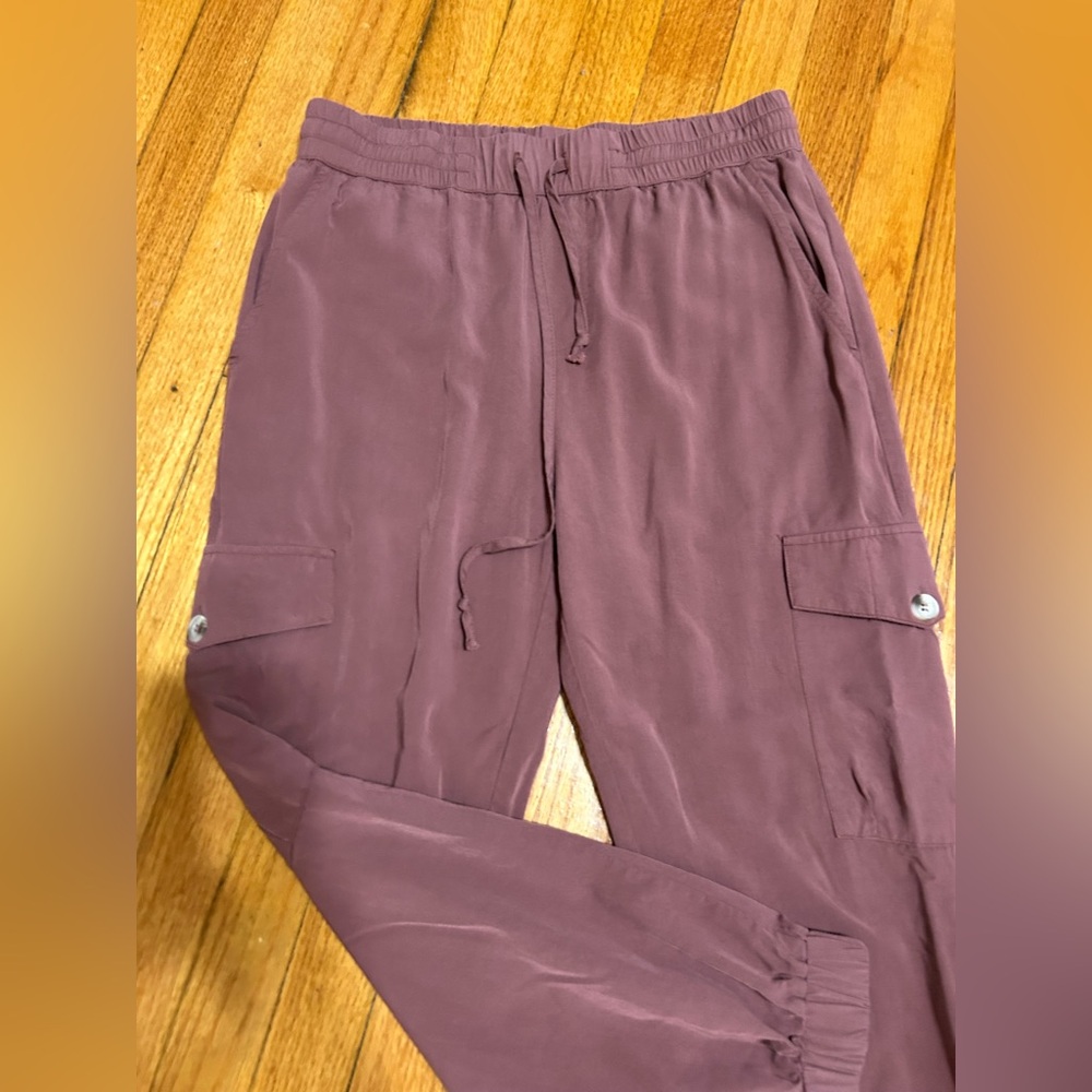 Dress Forum Cargo Pants Joggers Drawstring Pockets Casual Women's S - Picture 9 of 11